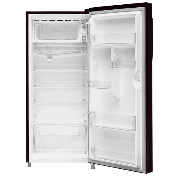 Haier HRD-2103CDG-P, 190 Litre 3 Star Direct Cool-Single Door With Base Drawer Refrigerator, One Hour Icing Technology and Stabilizer Free Operation, Daisy Glass