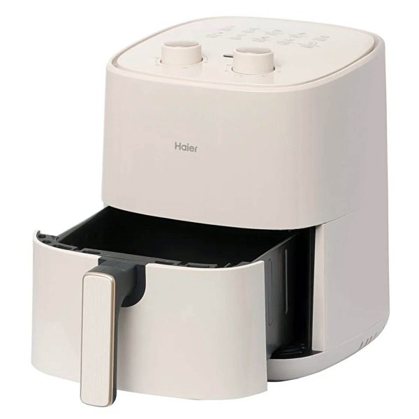 Haier HAF-M501L, 5L Air Fryer with 3 D Hot Circulation & 12 Rich Recipes, Ivory