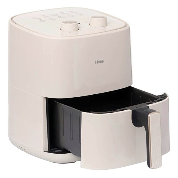 Haier HAF-M501L, 5L Air Fryer with 3 D Hot Circulation & 12 Rich Recipes, Ivory