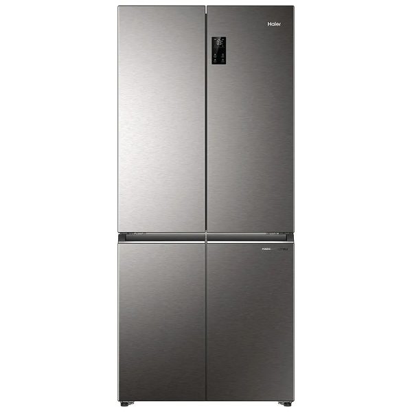 Haier HRB-600IS, 520 L 3 Star Lumiere Series Wi-Fi enabled 4-Door Side by Side frost free Refrigerator with 85% Convertible Fridge & Expert Inverter Technology, INOX STEEL