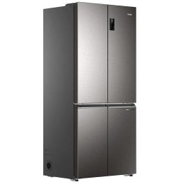 Haier HRB-600IS, 520 L 3 Star Lumiere Series Wi-Fi enabled 4-Door Side by Side frost free Refrigerator with 85% Convertible Fridge & Expert Inverter Technology, INOX STEEL