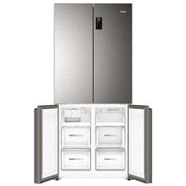 Haier HRB-600IS, 520 L 3 Star Lumiere Series Wi-Fi enabled 4-Door Side by Side frost free Refrigerator with 85% Convertible Fridge & Expert Inverter Technology, INOX STEEL