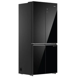 Haier HRB-600KGU1, 520 L 3 Star Lumiere Series Wi-Fi enabled 4-Door Side by Side frost free Refrigerator with 85% Convertible Fridge & Expert Inverter Technology, Black Glass