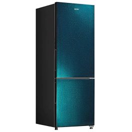 HAIER HRB-2872BSB-P, 237 Litres 2 Star, Frost Free Bottom Mount Refrigerator with 8-in-1 Convertible, Sparkle Blue