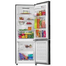 HAIER HRB-2872BSB-P, 237 Litres 2 Star, Frost Free Bottom Mount Refrigerator with 8-in-1 Convertible, Sparkle Blue