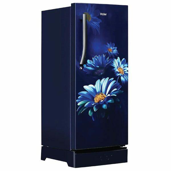 Haier HRD-2103PMH-P, 190 Litre 3 Star Single Door With Base Drawer Refrigerator, One Hour Icing Technology and Stabilizer Free Operation, Red Hilton
