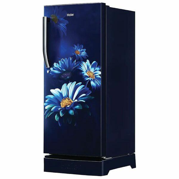 Haier HRD-2103PMH-P, 190 Litre 3 Star Single Door With Base Drawer Refrigerator, One Hour Icing Technology and Stabilizer Free Operation, Red Hilton