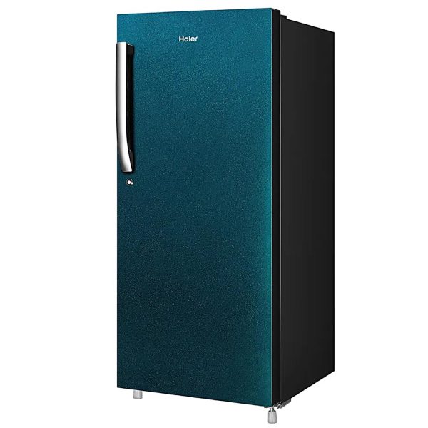 Haier HRD-2103BSB, 190 Litre 3 Star Direct Cool-Single Door Refrigerator with One Hour Icing Technology and Stabilizer Free Operation, Sparkle Blue