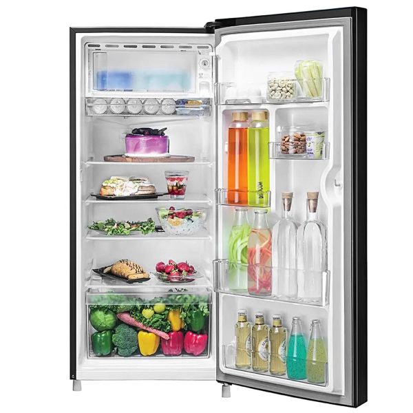 Haier HRD-2103BSB, 190 Litre 3 Star Direct Cool-Single Door Refrigerator with One Hour Icing Technology and Stabilizer Free Operation, Sparkle Blue
