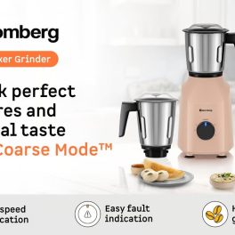 Atomberg Xiana Mixer Grinder With Unique Coarse Mode 3 Jars With Powerful 750W Intelligent Motor, Peach Blossom