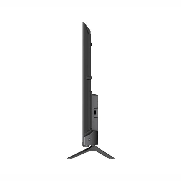 AKAI AL100GQU-SFWS, 4K Google TV with Bezel Less Display and Built in Chromecast, Black