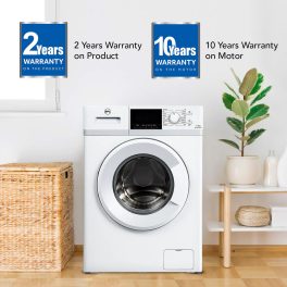 BPL BFW-7001MXCW, 7 Kg Front Loading Fully Automatic Washing Machine with Promax Inverter Motor, GermKill Mode, Crimson White