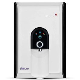 Livpure Zinger-HOT, RO+UV+UF+Mineraliser Water Purifier with 6 Stages of Purification, Hot Water and 6.5 Litre Storage Capacity, White