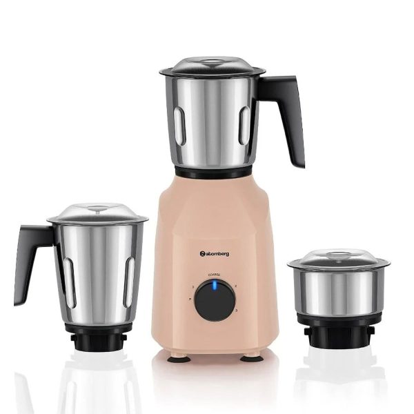 Atomberg Xiana Mixer Grinder With Unique Coarse Mode 3 Jars With Powerful 750W Intelligent Motor, Peach Blossom