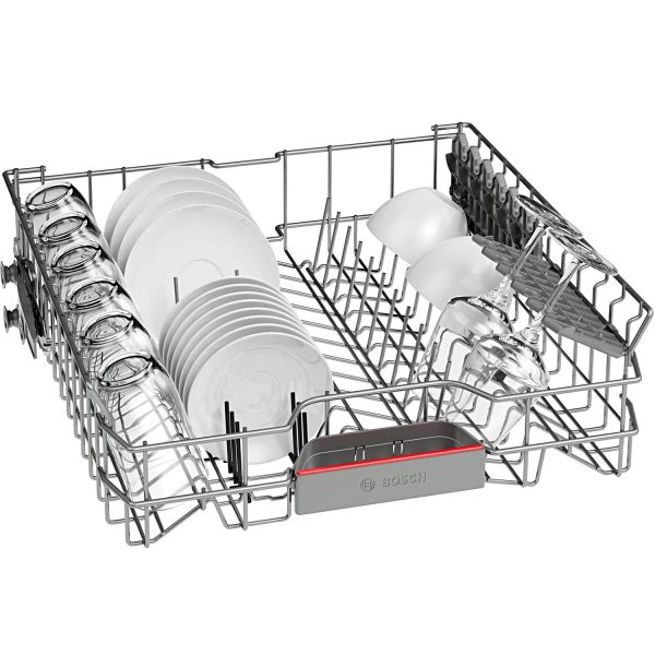 Bosch SMS6IKW01I, 14 Place Dishwasher with Wi-Fi, Steam, Dosage Assist and Rackmatic, White