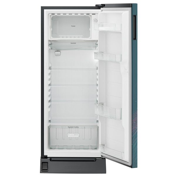 Liebherr DFPTSE 1931i01 20, 191L, 5 Star Inverter, Direct Cool,Handsfree Open with Foot Pedal,Pocket Handle,Single Door Refrigerator,20 Yrs Warranty on Compressor, Freezer 22L, Vegetable Organiser,Teal string(2024 Model)