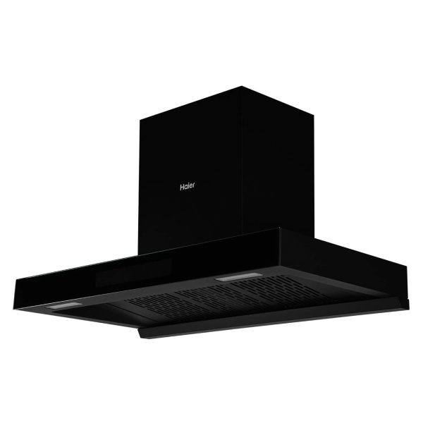 Haier 60cm 1350 m3/hr High Suction AutoClean Kitchen Chimney(HIH-T60HM-V,2+6 Years Warranty on Motor & Rotor,Touch+Gesture Control,Black)