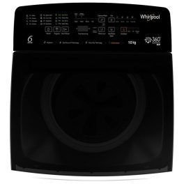 Whirlpool 360 Degree Top Load Bloomwash Pro 10 Kg 5 Star Fully Automatic Top Load Washing Machine With In Built Heater And Inverter Motor (Dark Grey, 360 BW PRO INV H10)