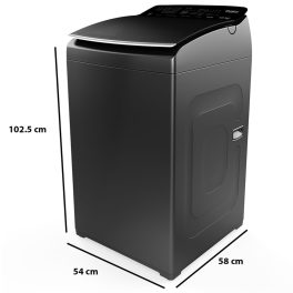 Whirlpool 360BWPROH8, 8 KG 5 Star Fully Automatic Top Load Washing Machine | In-Built Heater | Soft Closing Lid | Hard Water Wash (360° BloomWash Pro, Graphite)