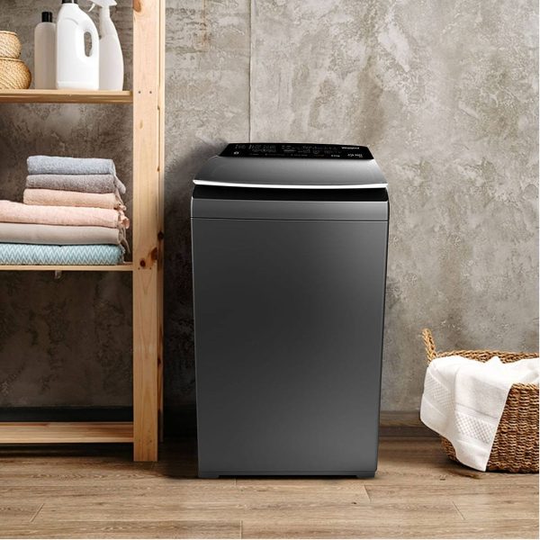 Whirlpool 360BWPROH8, 8 KG 5 Star Fully Automatic Top Load Washing Machine | In-Built Heater | Soft Closing Lid | Hard Water Wash (360° BloomWash Pro, Graphite)