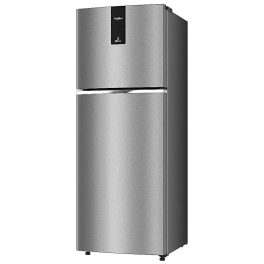 Whirlpool Neo DF278 PRM, 235 Litre 2 Star Frost Free inverter Double Door Refrigerator with Upto 17 Hours of Cooling Retention, Radiant Steel
