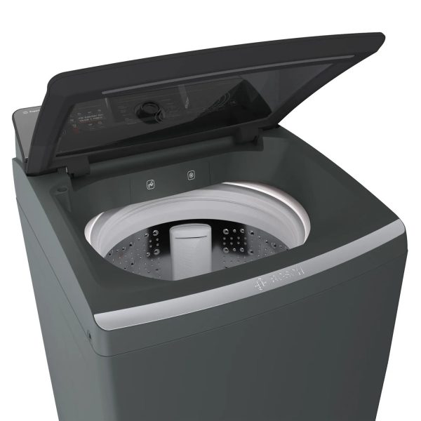 Bosch WOI105B0IN, 10KG Fully Automatic Top Load Machine with 5 Star Rating and Built-in Heater, Grey