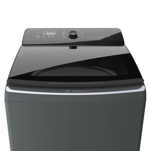 Bosch WOI105B0IN, 10KG Fully Automatic Top Load Machine with 5 Star Rating and Built-in Heater, Grey