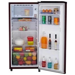 Whirlpool 200 Genius CLS, 185 Litre 1 Star Single Door Refrigerator with Stabilizer Free Operation and Toughened Glass Shelve, Wine