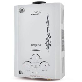 V-Guard Safeflo Prime 6Lit LPG Gas Geyser | Non storage water heater | 6Ltr Capacity | 2 Yr Warranty | (Wall Mounting) |(White)