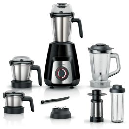 BOSCH MG6415A1KI TrueMixx Series 6, 750 W Juicer Mixer Grinder 5 Jars Black, Silver