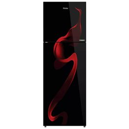 Haier 240 Litres 2 Star Frost Free 5 In 1 Convertable Twin Energy Saving Top Mount Refrigerator (HRF-2902CSG-P, Spiral Glass)