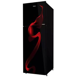 Haier 240 Litres 2 Star Frost Free 5 In 1 Convertable Twin Energy Saving Top Mount Refrigerator (HRF-2902CSG-P, Spiral Glass)