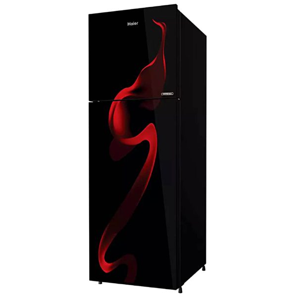 Haier 240 Litres 2 Star Frost Free 5 In 1 Convertable Twin Energy Saving Top Mount Refrigerator (HRF-2902CSG-P, Spiral Glass)
