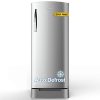 Whirlpool 260 Impro Plus Roy Inv, 236 Litre 4 Star Direct Cool-Single Door Refrigerator with Base Drawer, Inverter Compressor, 4-in-1 Cooling Modes and 1 Hour Icing Technology, Alpha Steel