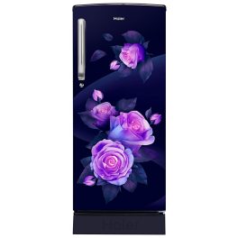 Haier 205 L, 3 Star, Marine rose Finish Direct Cool Single Door Refrigerator with Base Drawer REF HRD-2263PMR-N