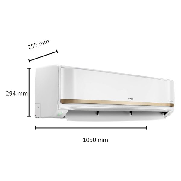 Hitachi G324PCCISS, 2 Ton 3 Star Ice Clean Xpandable Plus Inverter Split AC with 100% Copper and Dust Filter, Dual Gold