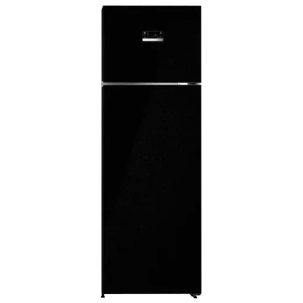 Bosch 368L 2 Star Frost Free Double Door Refrigerator (CTC39K22NI, Black, Inverter Compressor, Multi Airflow, FreshSense Technology)