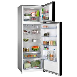 Bosch 368L 2 Star Frost Free Double Door Refrigerator (CTC39K22NI, Black, Inverter Compressor, Multi Airflow, FreshSense Technology)