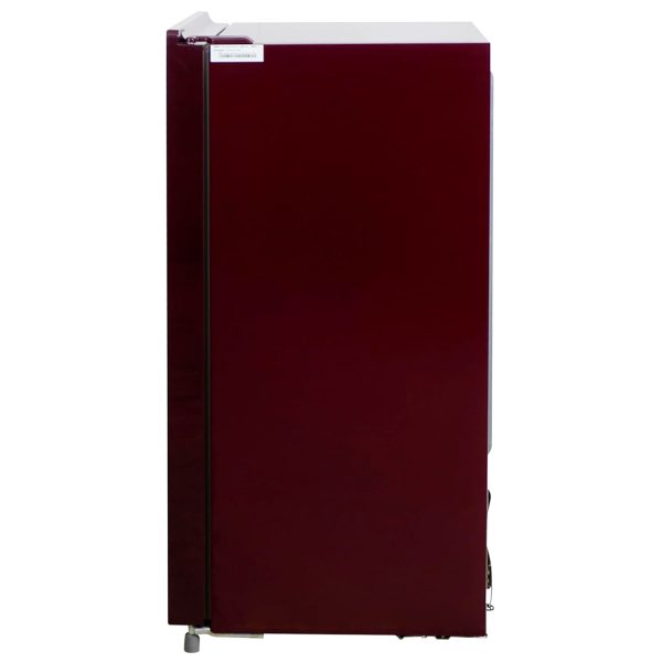 Haier HRD-2062CRDG, 185 Litre 2 Star Single Door Refrigerator with Glass Door and Stabilizer Free Operation, Red Dime