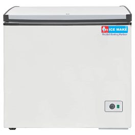 Icemake IHT250 SD, 210 Litre Convertible Single Door Deep Freezer, White