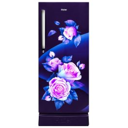 Haier 190 L, 5 Star, Marine Rose Finish Direct Cool Single Door Refrigerator with Base Drawer REF HRD-2105PMR-P