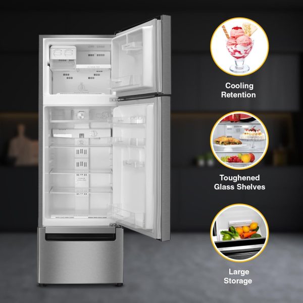 Whirlpool 228 L (283D) Frost Free Triple-Door Refrigerator (FP 283D PROTTON ROY GERMAN STEEL (Z) Double Door Refrigerator space)