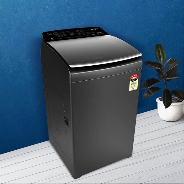Whirlpool 360 Degree Top Load Bloomwash Pro 10 Kg 5 Star Fully Automatic Top Load Washing Machine With In Built Heater And Inverter Motor (Dark Grey, 360 BW PRO INV H10)