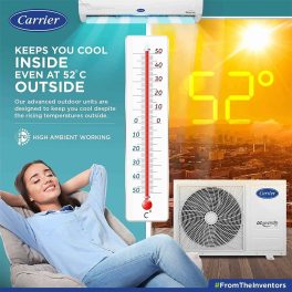 Carrier 24K 3S Emperia Lxi, 2 Ton 3 Star Inverter Split AC with 100% Copper Condenser and 4-in-1 Convertible Modes, White