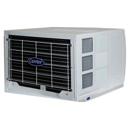 Carrier 12K 3S Estrella, 1 Ton 3 Star Window Fixed Speed AC with Copper, Dust Filter & Turbo Mode, White