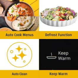 Whirlpool Magicook Pro 20SE, 20 Litre Solo Microwave Oven with 5 Power Level and Auto Clean Technology, Black