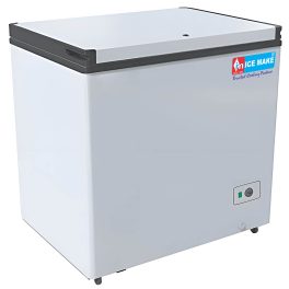 Icemake IHT250 SD, 210 Litre Convertible Single Door Deep Freezer, White