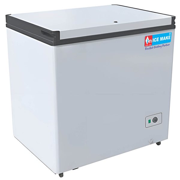 Icemake IHT250 SD, 210 Litre Convertible Single Door Deep Freezer, White
