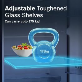 Bosch 187 L, 3 Star, Direct-Cool Single Door Refrigerator (CST18S23NI, Silver)