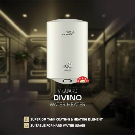 V-Guard Valco Tez, 6 Litre Storage Water Heater with Anti Corrosion Tank Coating, 8 Bar Pressure and 5 Star Rating, White
